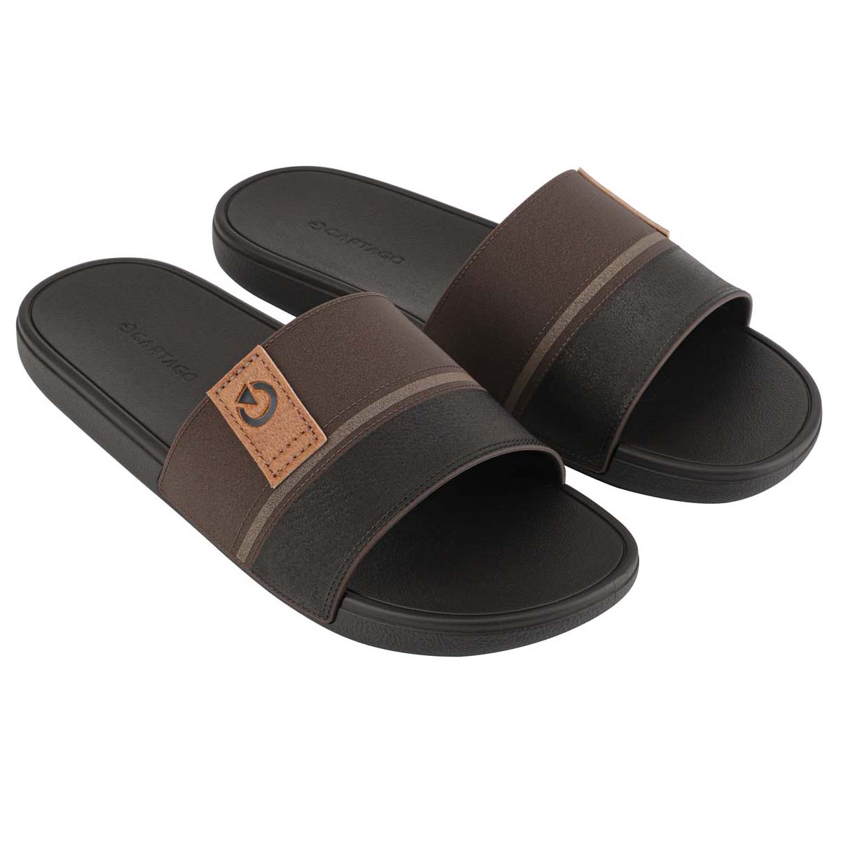 Cartago Dakar Slide AD, Infradito Uomo In Marrone, Comfort E Stile, Taglia 39/40
