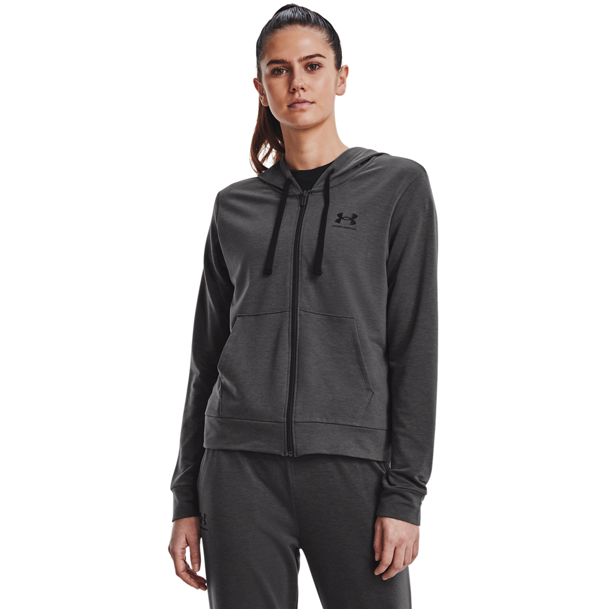 DUKS UNDER ARMOUR RIVAL TERRY FZ HOODIE W 