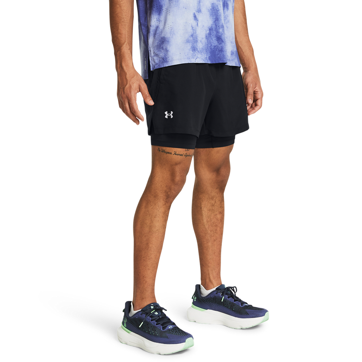 SORC UNDER ARMOUR UA LAUNCH 5'' 2-IN-1 SHORTS M 