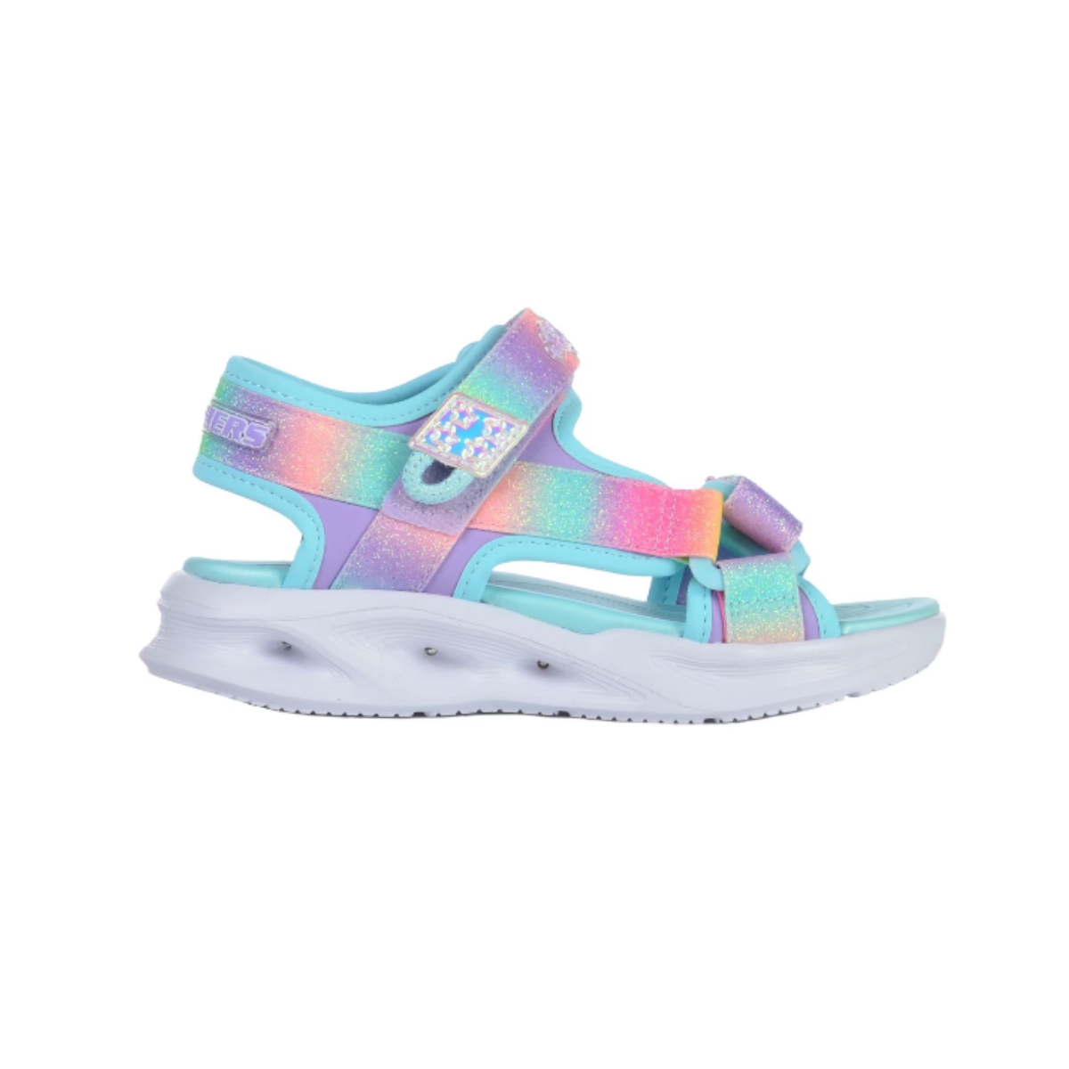 SANDALE SKECHERS SOLA GLOW SANDAL - RAINBOW RIZZ GPG 
