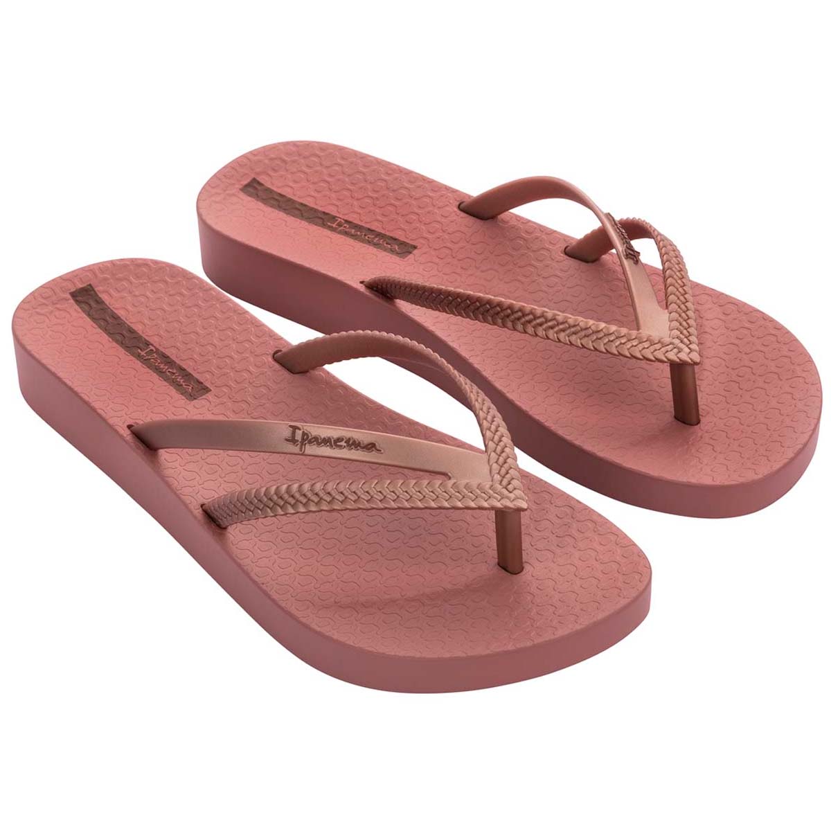 Ipanema Bossa Soft V Femme - Tongs à 3 Sangles Gris Argenté 41/42 EU
