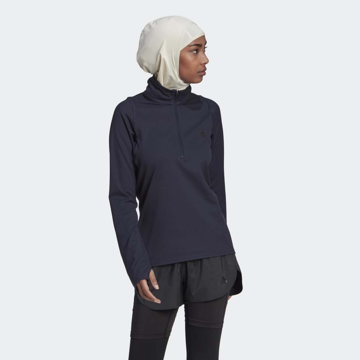 DUKS ADIDAS RN FAST 1/2 ZIP W 