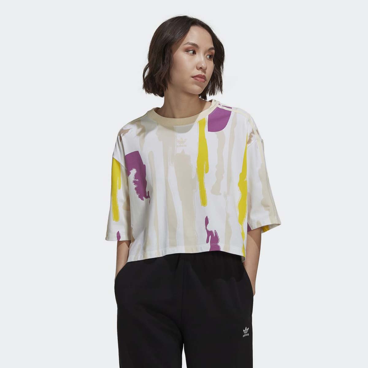 MAJICA ADIDAS TSHIRT CROP AOP W 