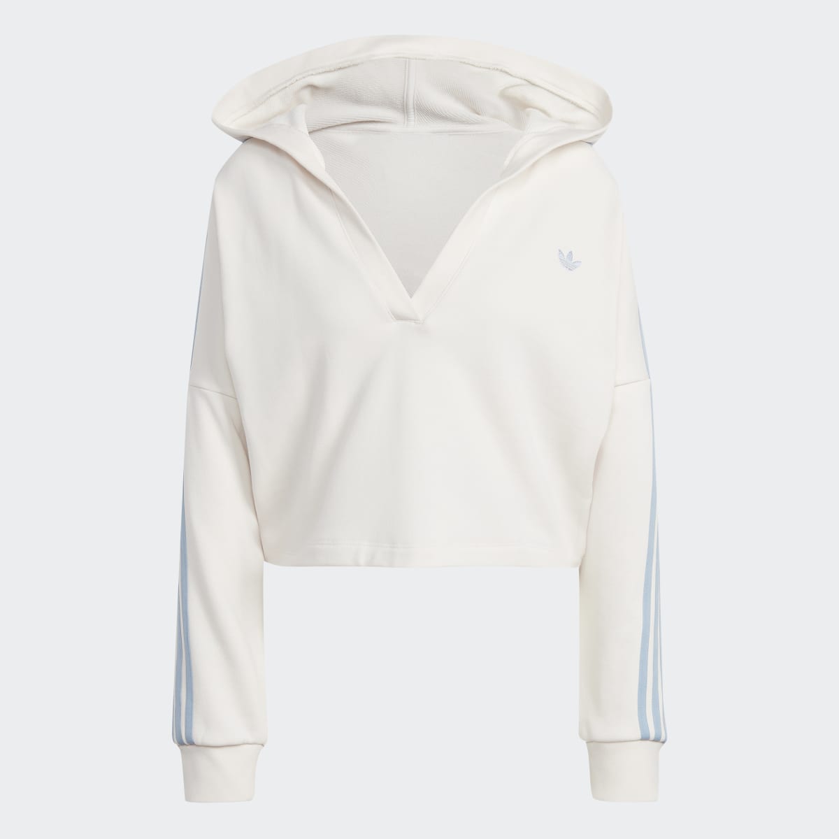 DUKS ADIDAS V-NECK SHORT HOODIE W 