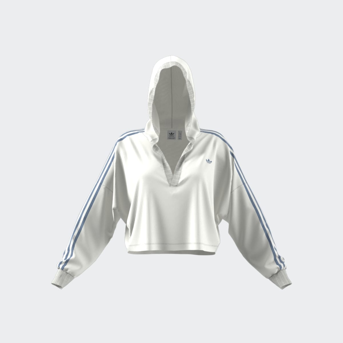 DUKS ADIDAS V-NECK SHORT HOODIE W 