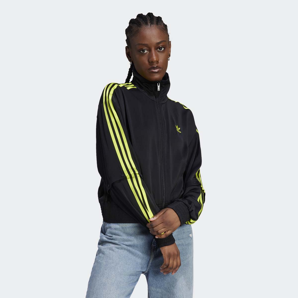 DUKS ADIDAS SATIN FIREBIRD TRACK JACKET  W 