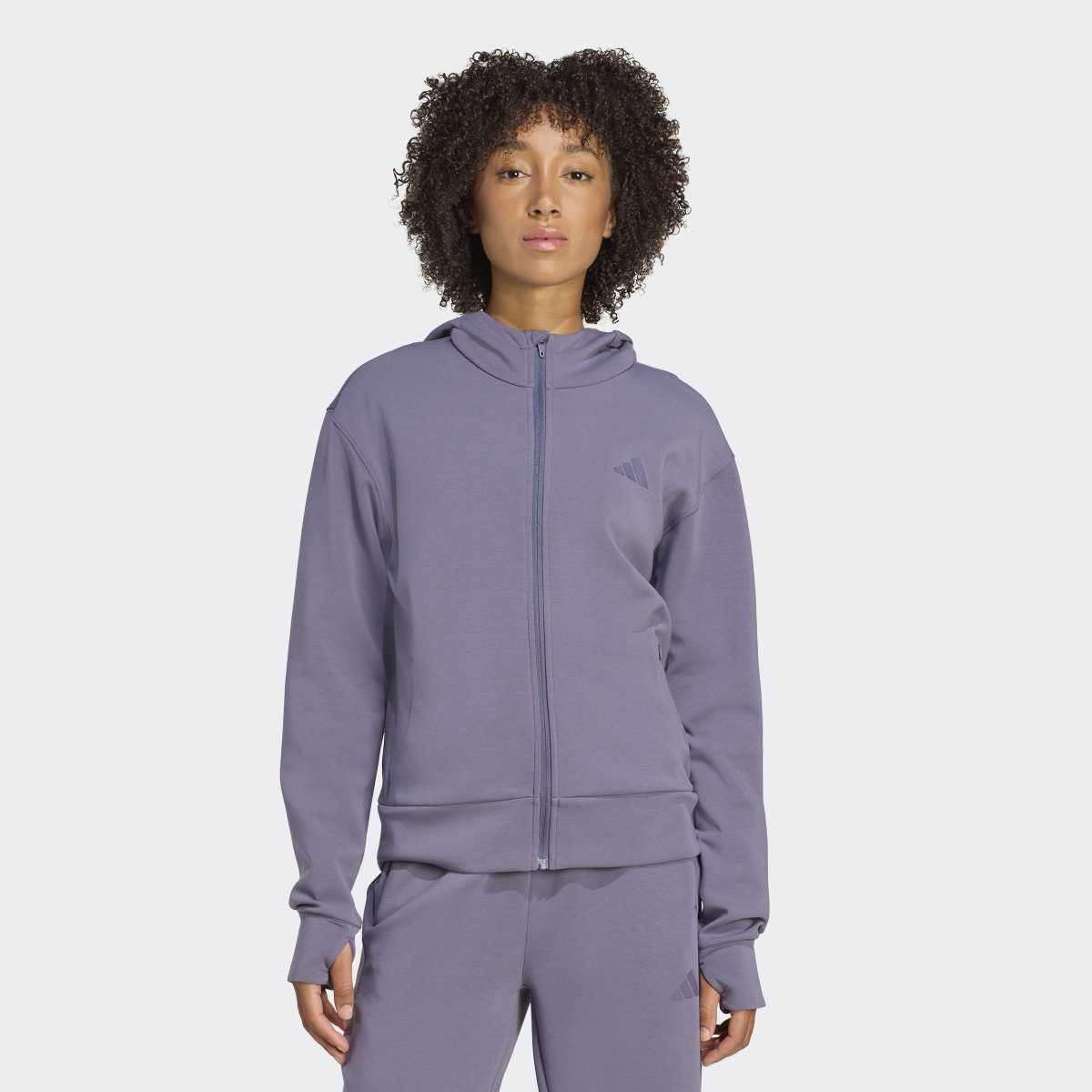 DUKS ADIDAS D4T FZ HOODIE W 