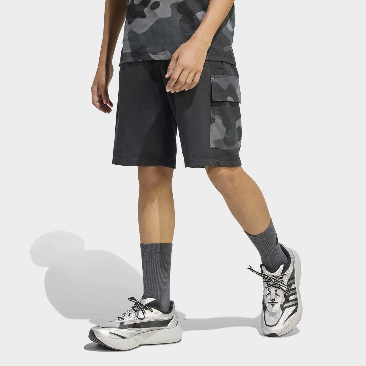 SORC ADIDAS J CAMO FT SHORT BG