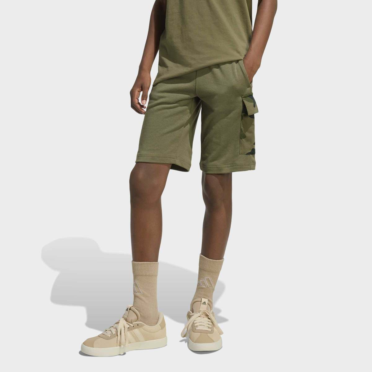 SORC ADIDAS J CAMO FT SHORT BG 
