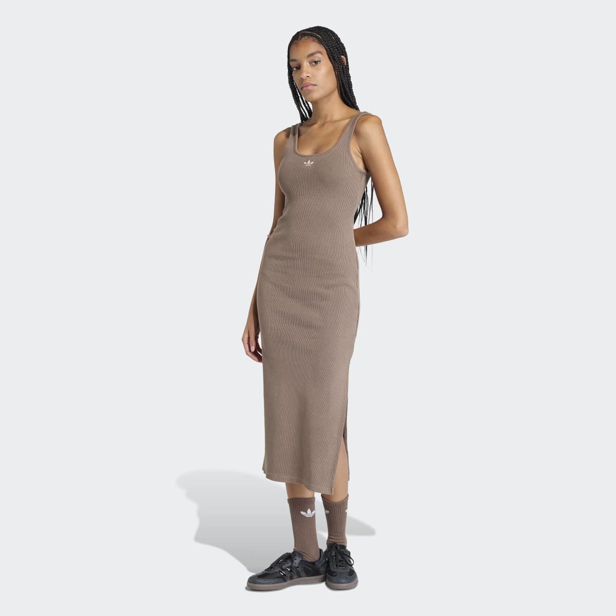 HALJINA ADIDAS ESS RIB DRESS W 