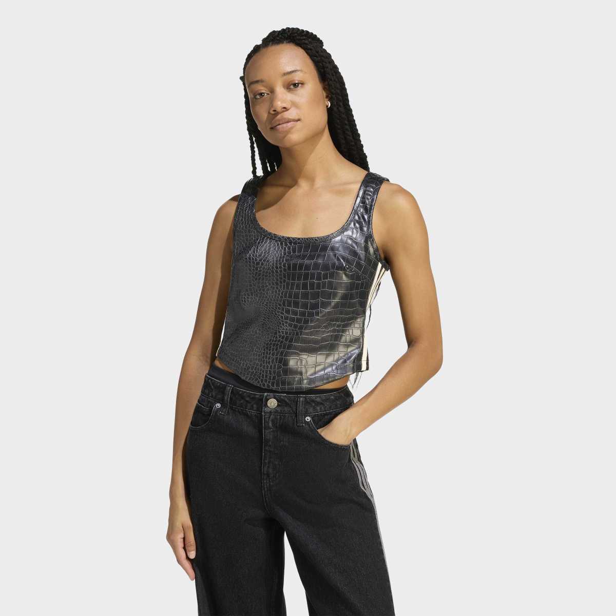 MAJICA ADIDAS PLEATHER CORSET W 