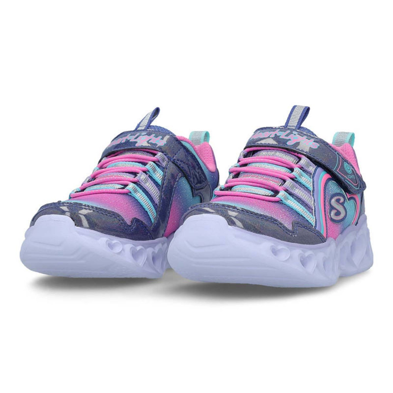 PATIKE SKECHERS HEART LIGHTS - RAINB G 