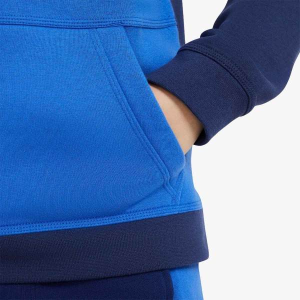 DUKS NIKE B NSW CLUB HALF ZIP BG 