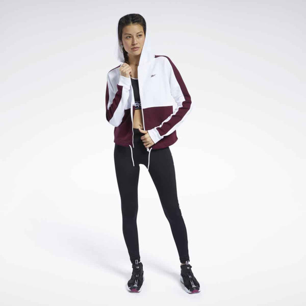 DUKS REEBOK TE LINEAR LOGO FT FULLZIP W 