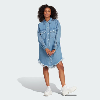 HALJINA ADIDAS DENIM SHRT DRES W