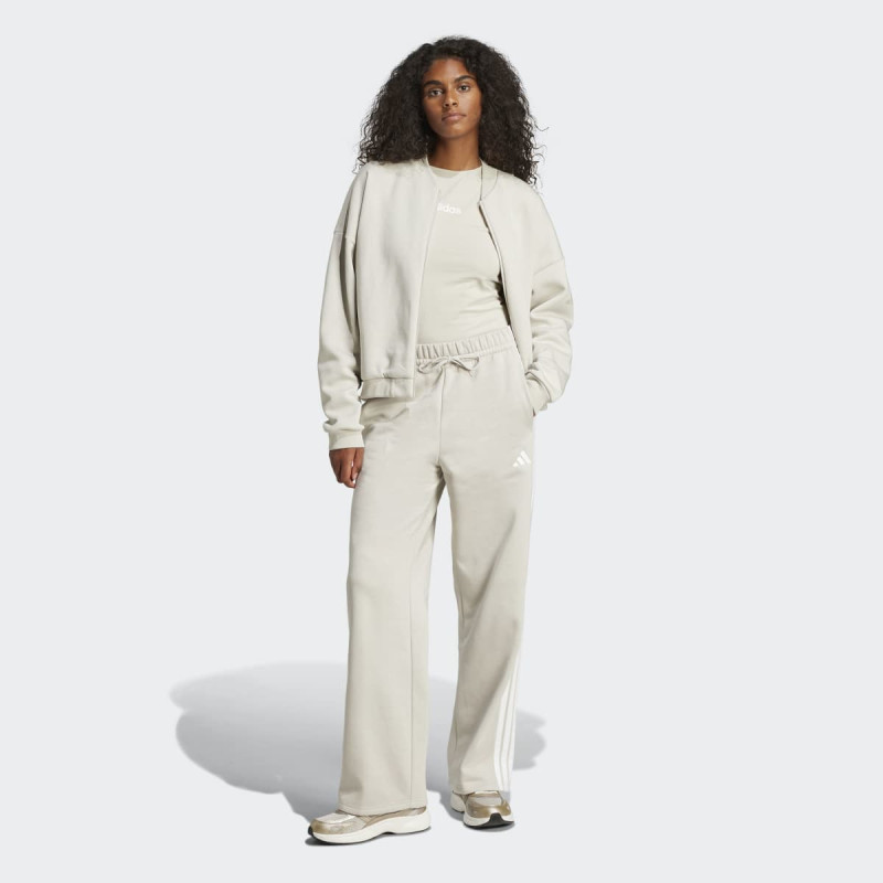 D.DEO ADIDAS ESSENTIALS 3-STRIPES OPEN-HEM FLEECE PANTS W 