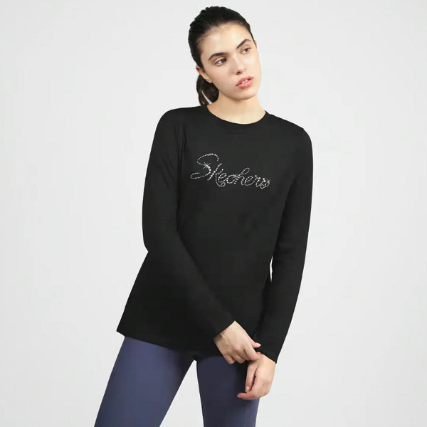 MAJICA SKECHERS RHINESTONE QUEEN LS W 